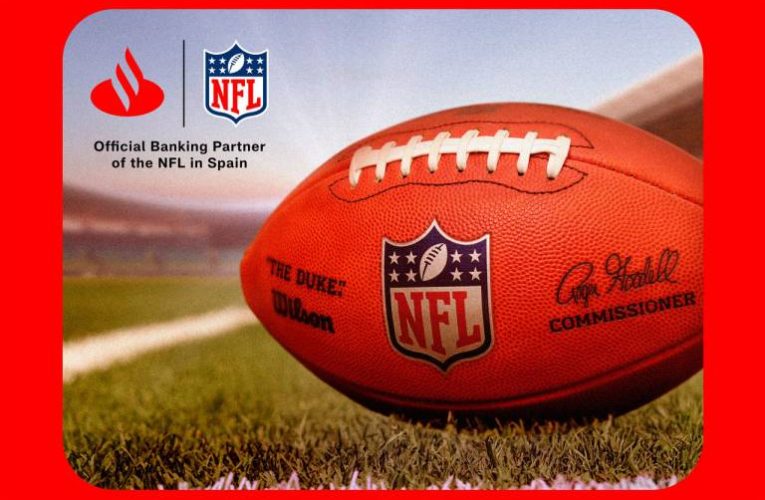 Santander, banco oficial de la liga de fútbol americano (NFL) en España