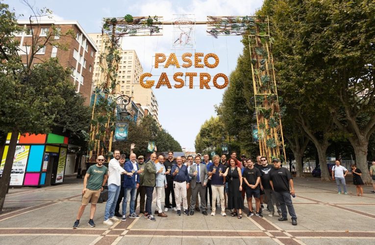 Inaugurado el Paseo Gastro de Gijón, que cuenta con la colaboración de Unicaja