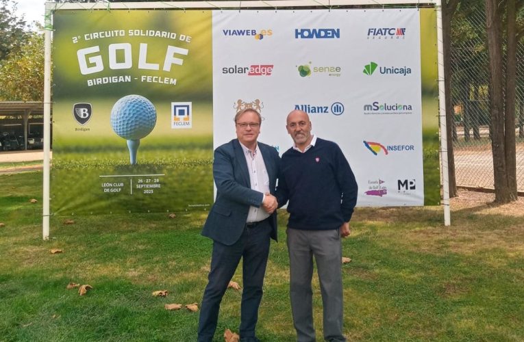 Patrocinio de un torneo de golf en León que recauda fondos para personas con enfermedad mental