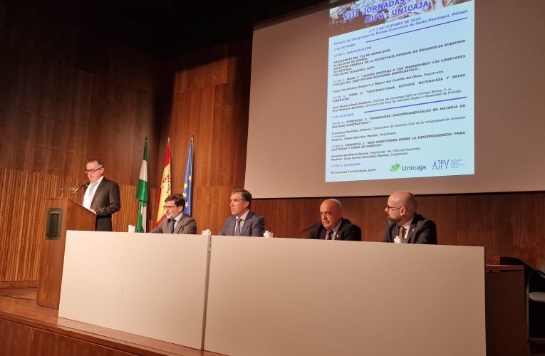 Celebradas en Ronda las VIII Jornadas Jurídicas de la Asociación Judicial Francisco de Vitoria, con el respaldo de Unicaja