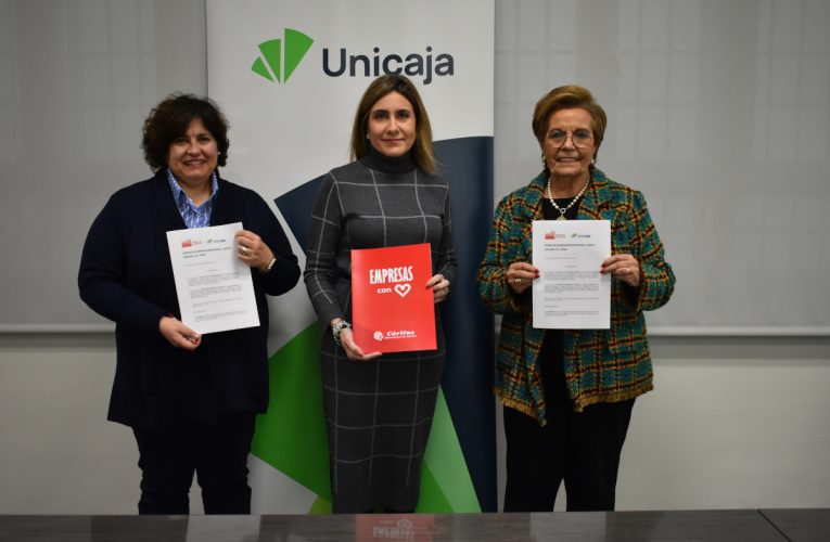 Unicaja renueva el programa ‘Empresas con Corazón’ de Cáritas Diocesana de Toledo