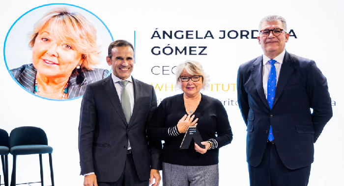 Ángela Jordana, ganadora del ‘Premio A Profesional Autónoma’ de CaixaBank a la mejor emprendedora de España