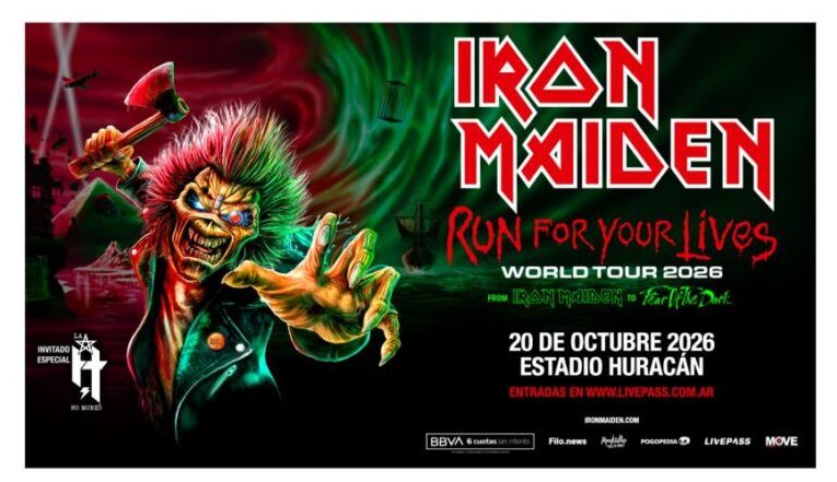 Cuándo es la preventa de BBVA para el show de Iron Maiden en Argentina
