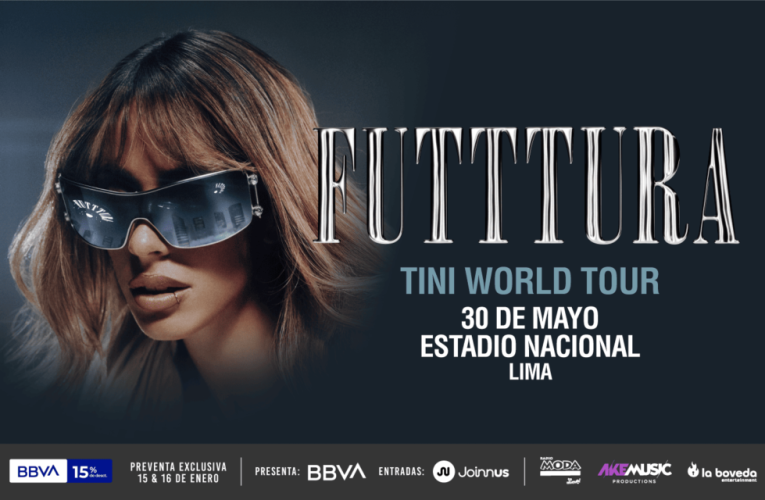 Tini regresa a Lima con FUTTTURA, con beneficios exclusivos de BBVA