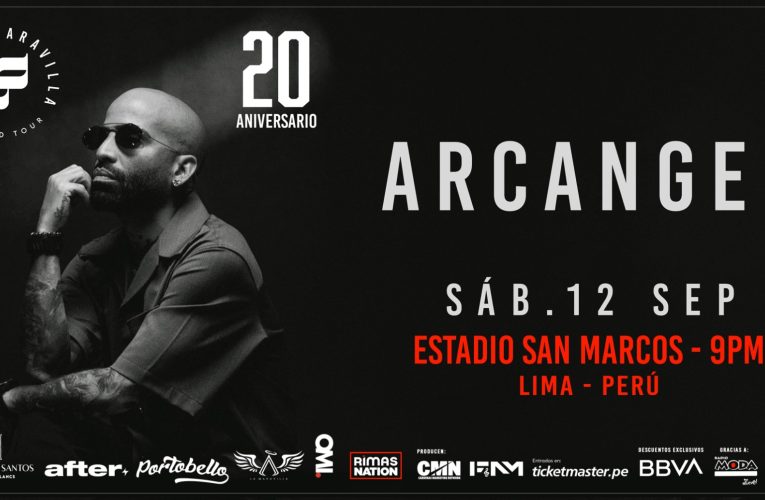 Arcángel llega a Lima con su tour ‘La 8va Maravilla’ y beneficios exclusivos junto con BBVA