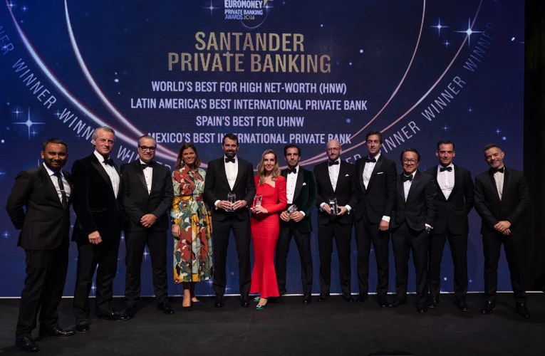 Santander, Mejor Banca Privada para clientes HNW en el mundo