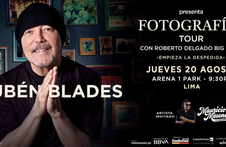 Rubén Blades inicia su despedida de los escenarios con el “Fotografías Tour” en Lima