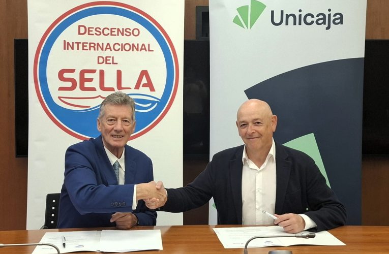 Unicaja refuerza su compromiso con el Descenso Internacional del Sella con un acuerdo para las próximas cinco ediciones